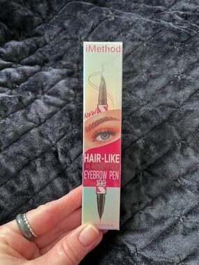 Hair-Like Curved Eyebrow Pen - Pink